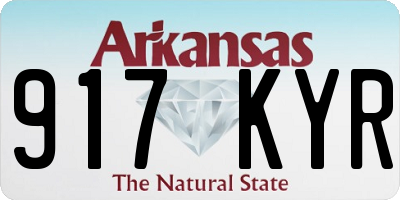 AR license plate 917KYR