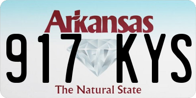 AR license plate 917KYS