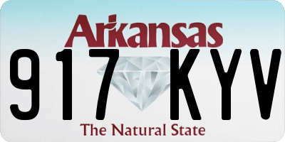 AR license plate 917KYV