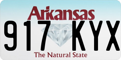 AR license plate 917KYX