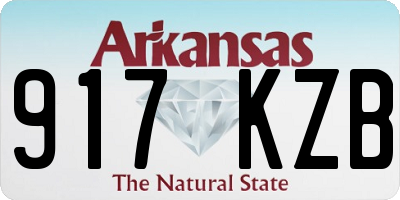 AR license plate 917KZB