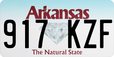 AR license plate 917KZF