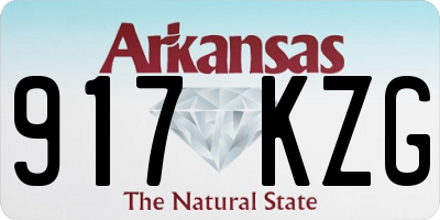 AR license plate 917KZG