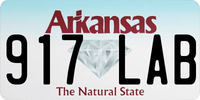 AR license plate 917LAB
