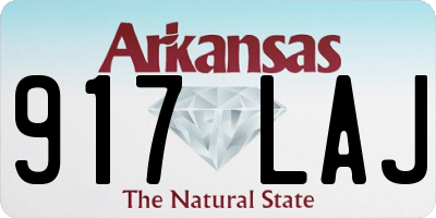 AR license plate 917LAJ