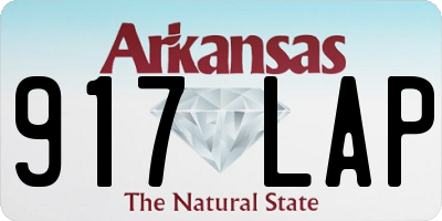 AR license plate 917LAP