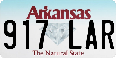 AR license plate 917LAR