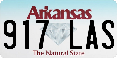 AR license plate 917LAS