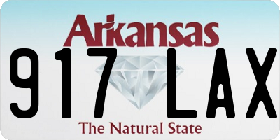 AR license plate 917LAX