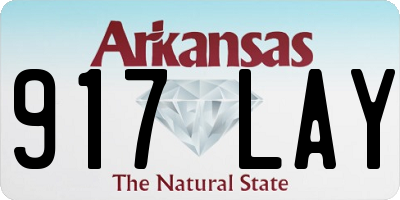 AR license plate 917LAY