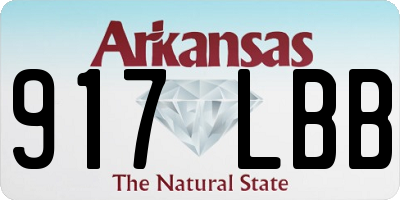 AR license plate 917LBB