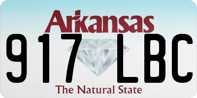 AR license plate 917LBC