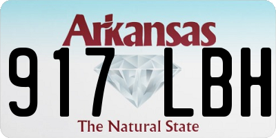 AR license plate 917LBH