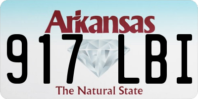 AR license plate 917LBI