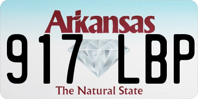 AR license plate 917LBP