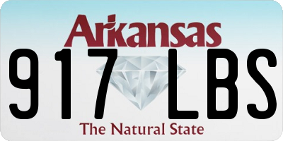 AR license plate 917LBS