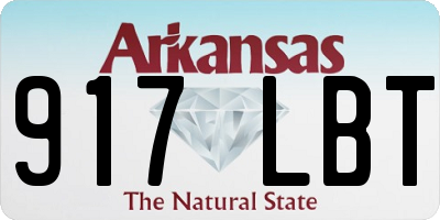 AR license plate 917LBT