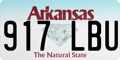 AR license plate 917LBU