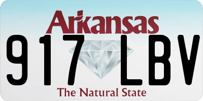 AR license plate 917LBV
