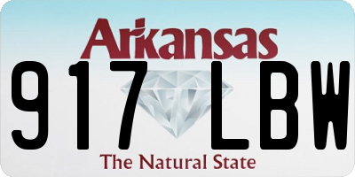 AR license plate 917LBW
