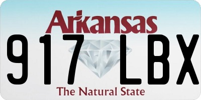 AR license plate 917LBX