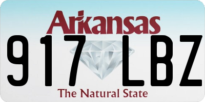 AR license plate 917LBZ
