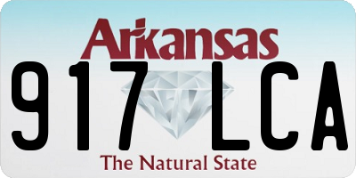 AR license plate 917LCA