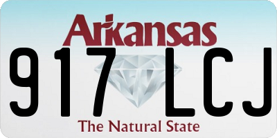 AR license plate 917LCJ