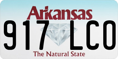 AR license plate 917LCO