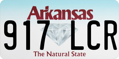 AR license plate 917LCR