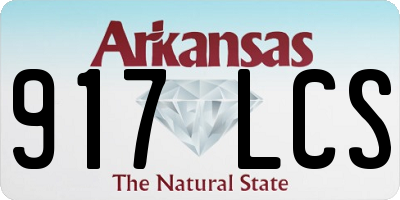 AR license plate 917LCS