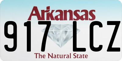 AR license plate 917LCZ