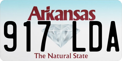 AR license plate 917LDA