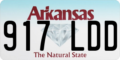 AR license plate 917LDD