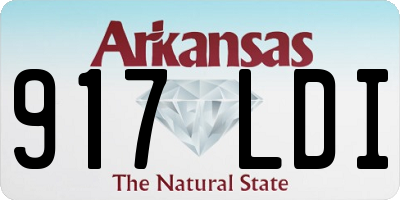 AR license plate 917LDI