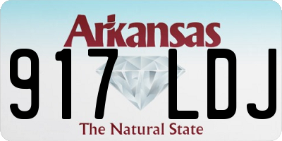 AR license plate 917LDJ