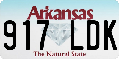AR license plate 917LDK