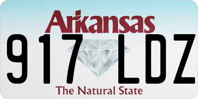 AR license plate 917LDZ