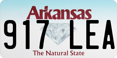 AR license plate 917LEA