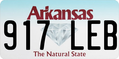 AR license plate 917LEB