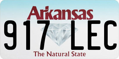 AR license plate 917LEC