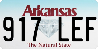 AR license plate 917LEF