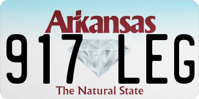 AR license plate 917LEG