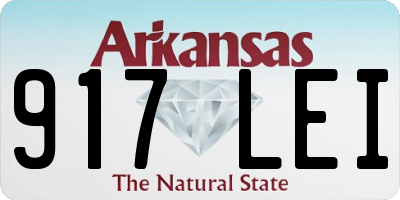 AR license plate 917LEI