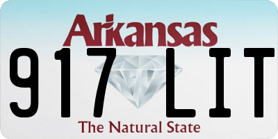 AR license plate 917LIT