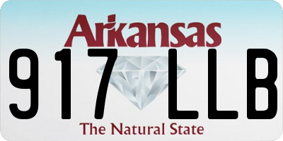 AR license plate 917LLB