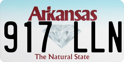 AR license plate 917LLN