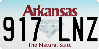AR license plate 917LNZ