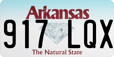 AR license plate 917LQX