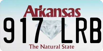 AR license plate 917LRB